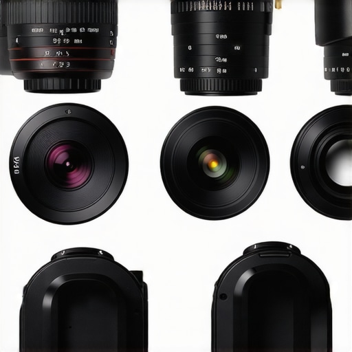 Camera lenses and adapters showcasing different mounts and compatibility options