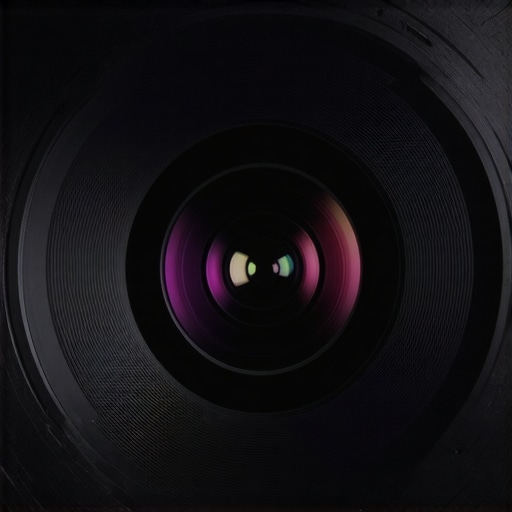 Close-up image of a high-quality cine prime lens showing detailed optical elements