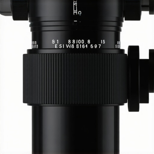 Close-up of cine lens adapter attaching vintage lens to cinema camera, demonstrating compatibility and build quality