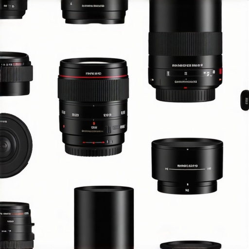 Professional cine lenses and adapters arranged on a filmmaking set showing compatibility and quality.