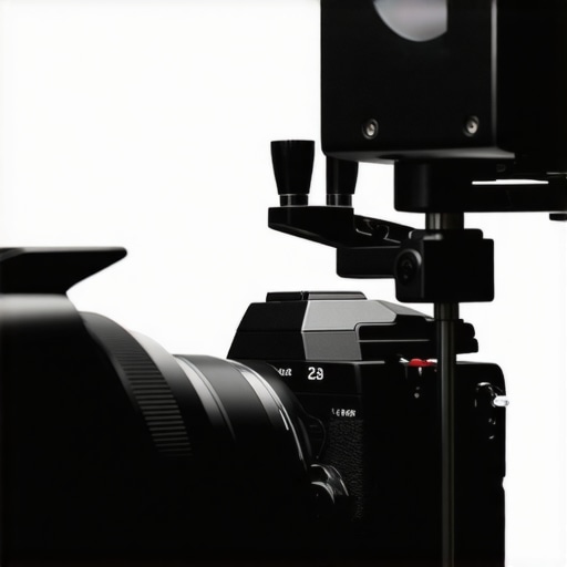 Close-up of a cine prime lens mounted on a cinema camera showing focus gear for precise adjustments.