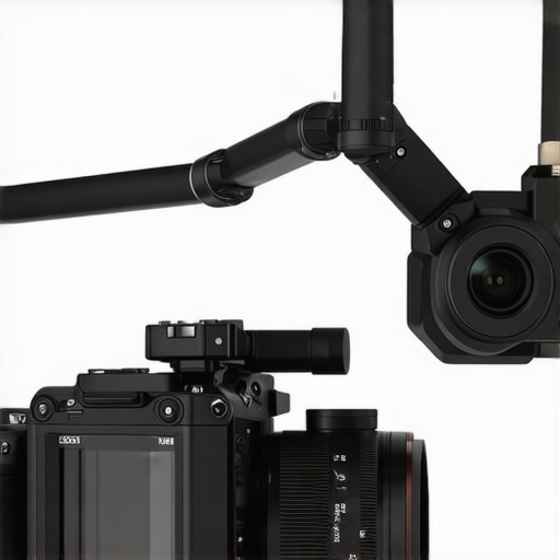 Drone camera setup with active adapters and prime lenses ensuring minimal data lag.
